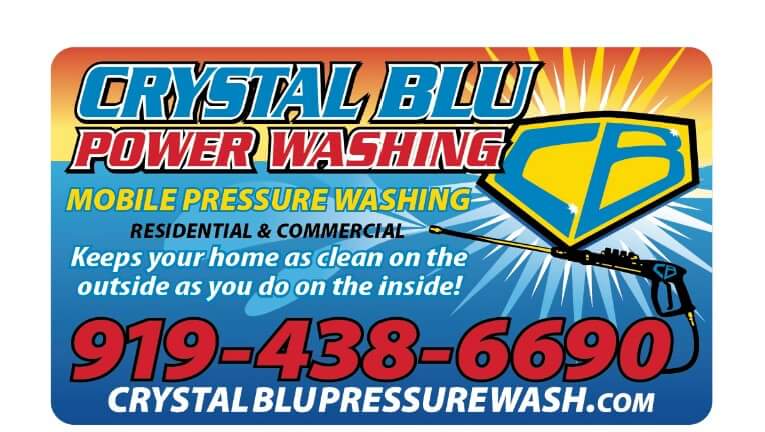 Logo for Crystal Blu Pressure Washing