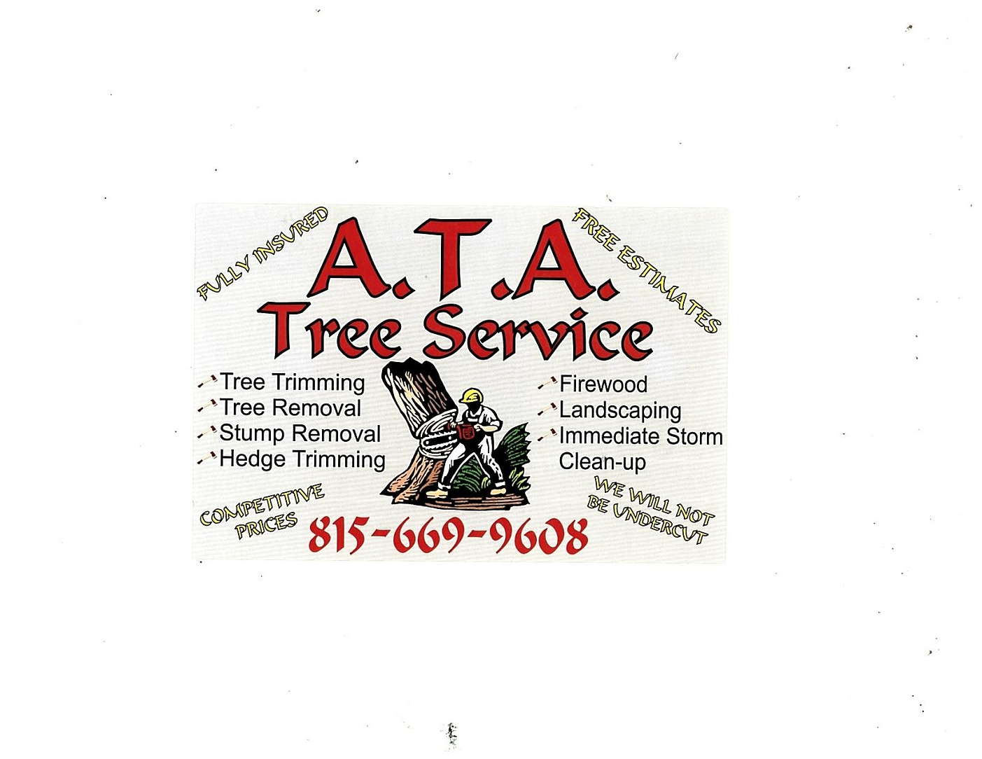 Logo for ATA Tree Services