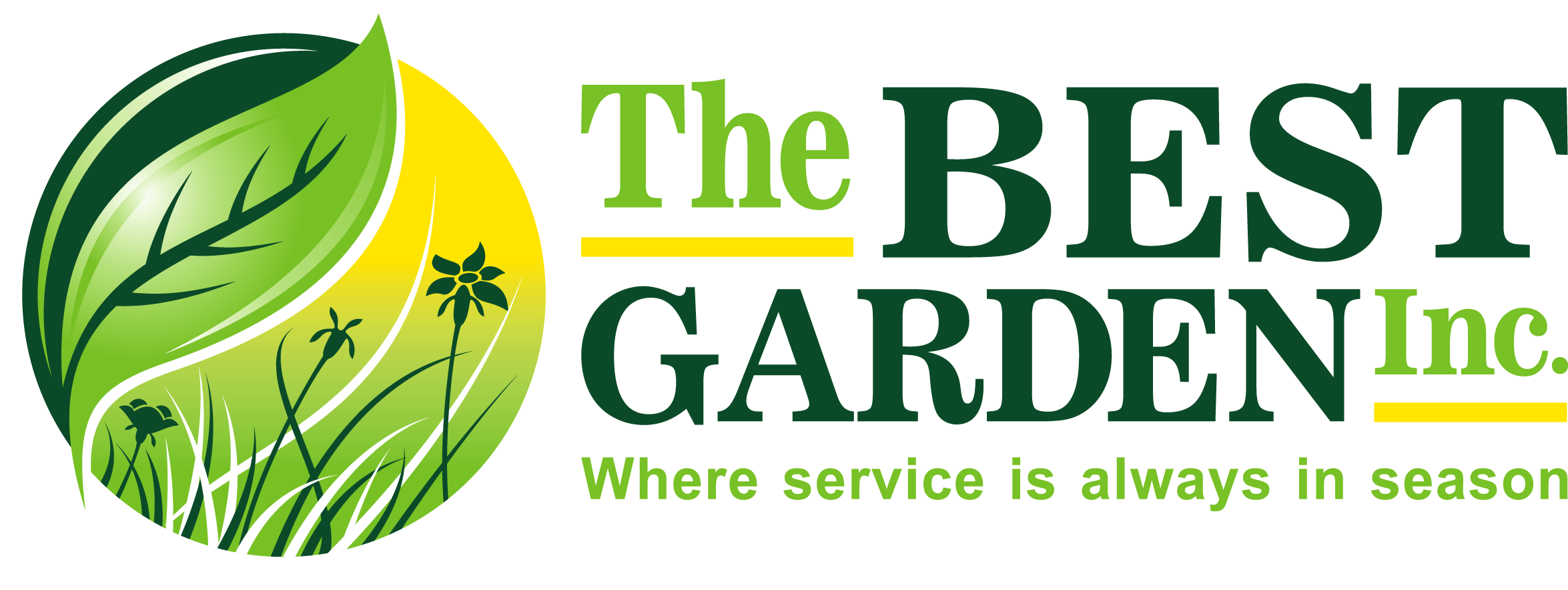 The Best Garden Inc. logo
