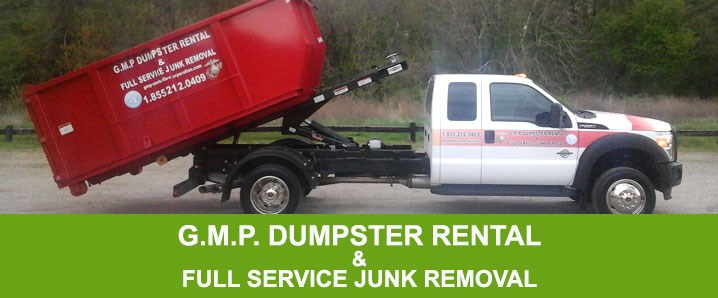GMP Dumpster Rental and Full Service Junk Removal logo