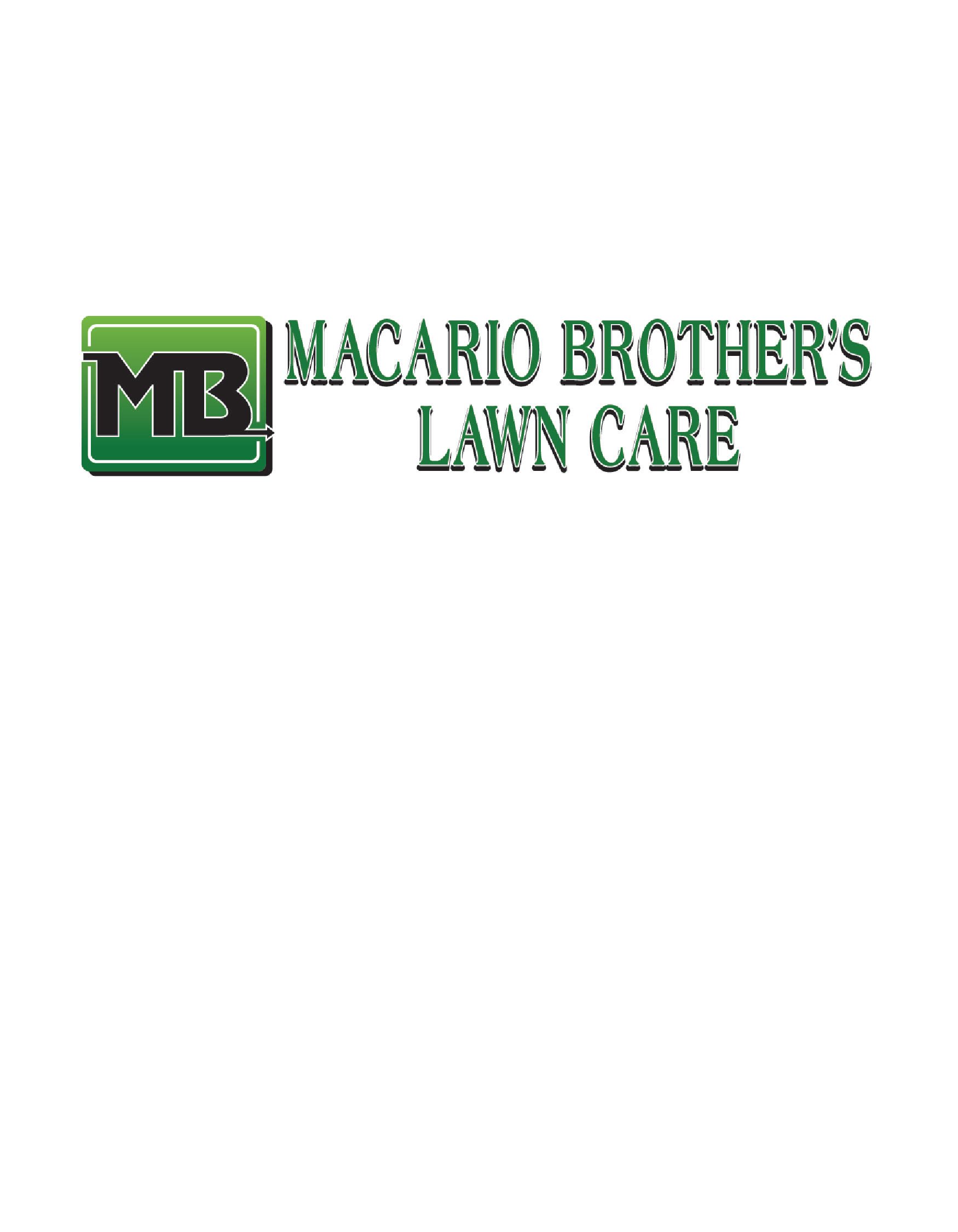 Logo for Macario Brother's Lawn Care
