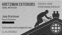 Kretzman Exteriors logo