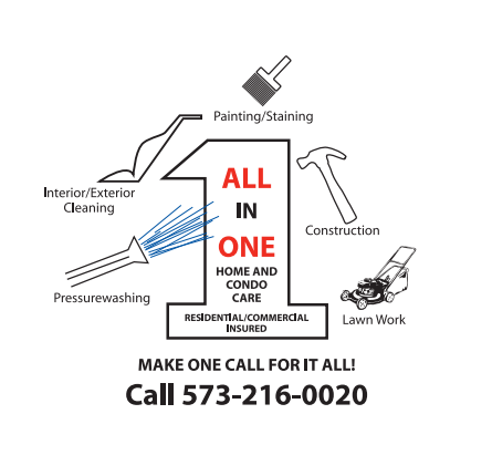 Logo for All In One Home and Condo Care