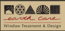 Logo for Earth Care Window Treatment & Design
