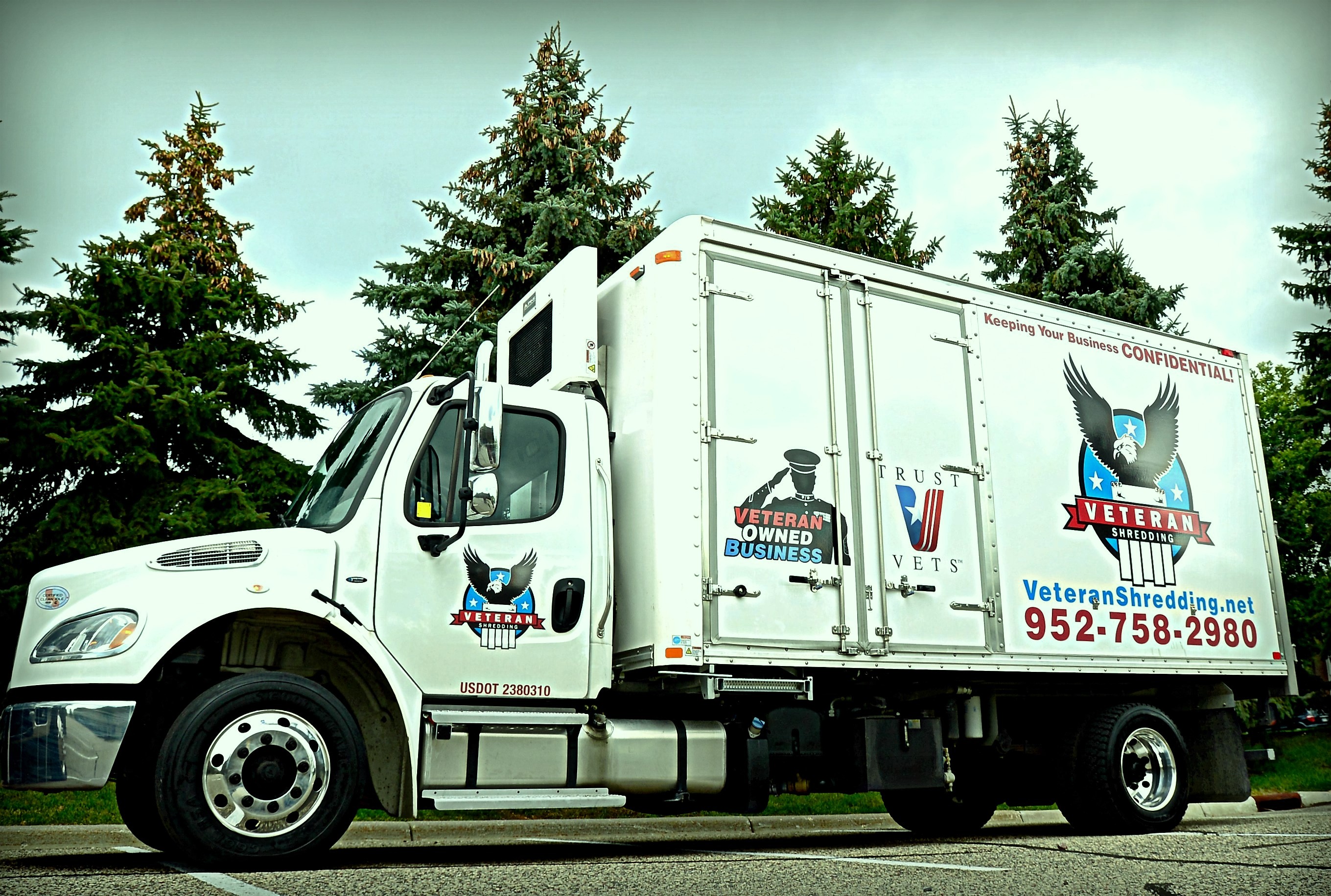 Logo for Veteran Shredding