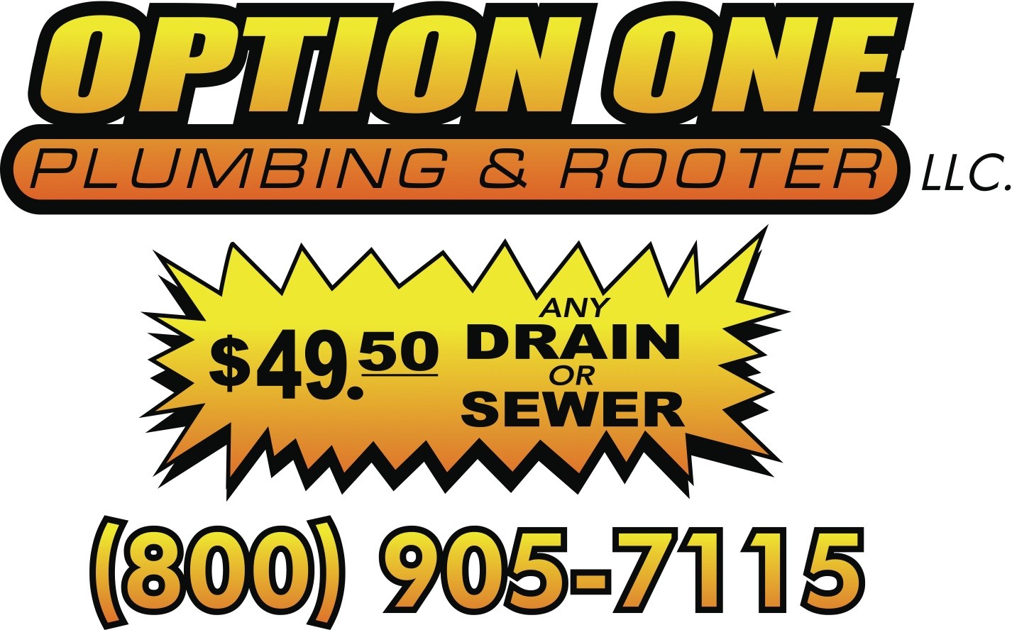 Logo for Option One Plumbing