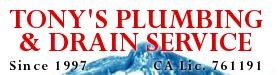 Tony's Plumbing & Drain Service logo