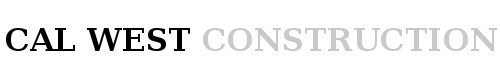 Cal West Construction & Cabinetry logo