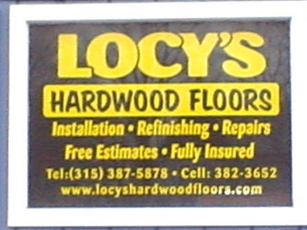 LOCY'S HARDWOOD FLOORS logo