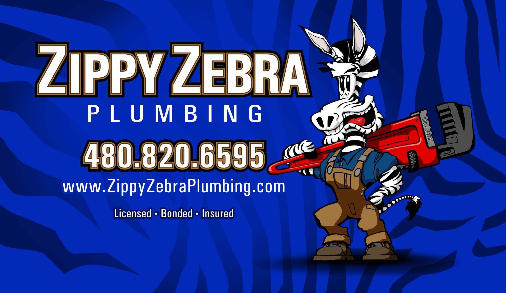 Logo for Zippy Zebra Plumbing LLC