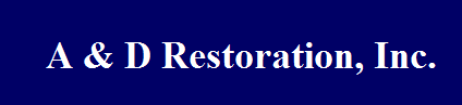 Logo for A & D Restoration Inc