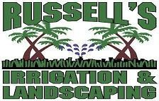 Russell's Irrigation and Landscaping logo