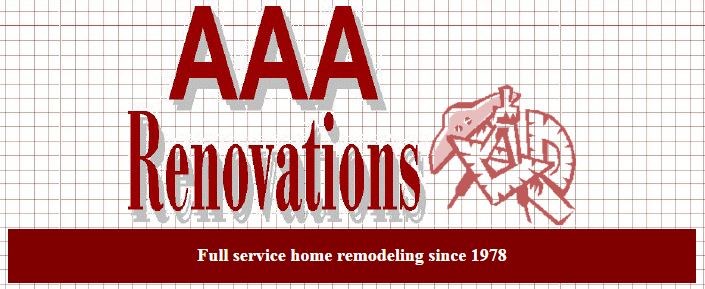 AAA Renovations logo