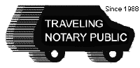 Traveling Notary Public logo