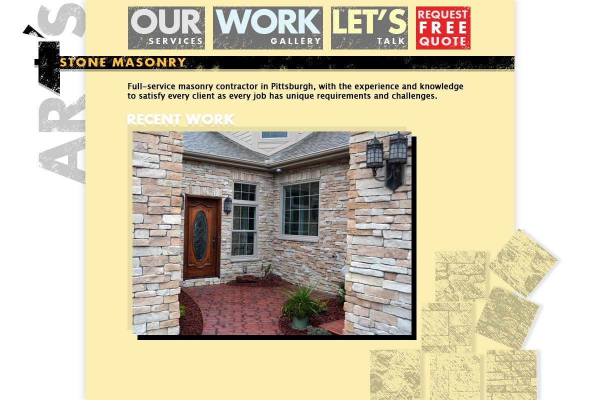 Arts Stone Masonry Co logo