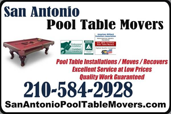 Logo for San Antonio Pool Table Movers
