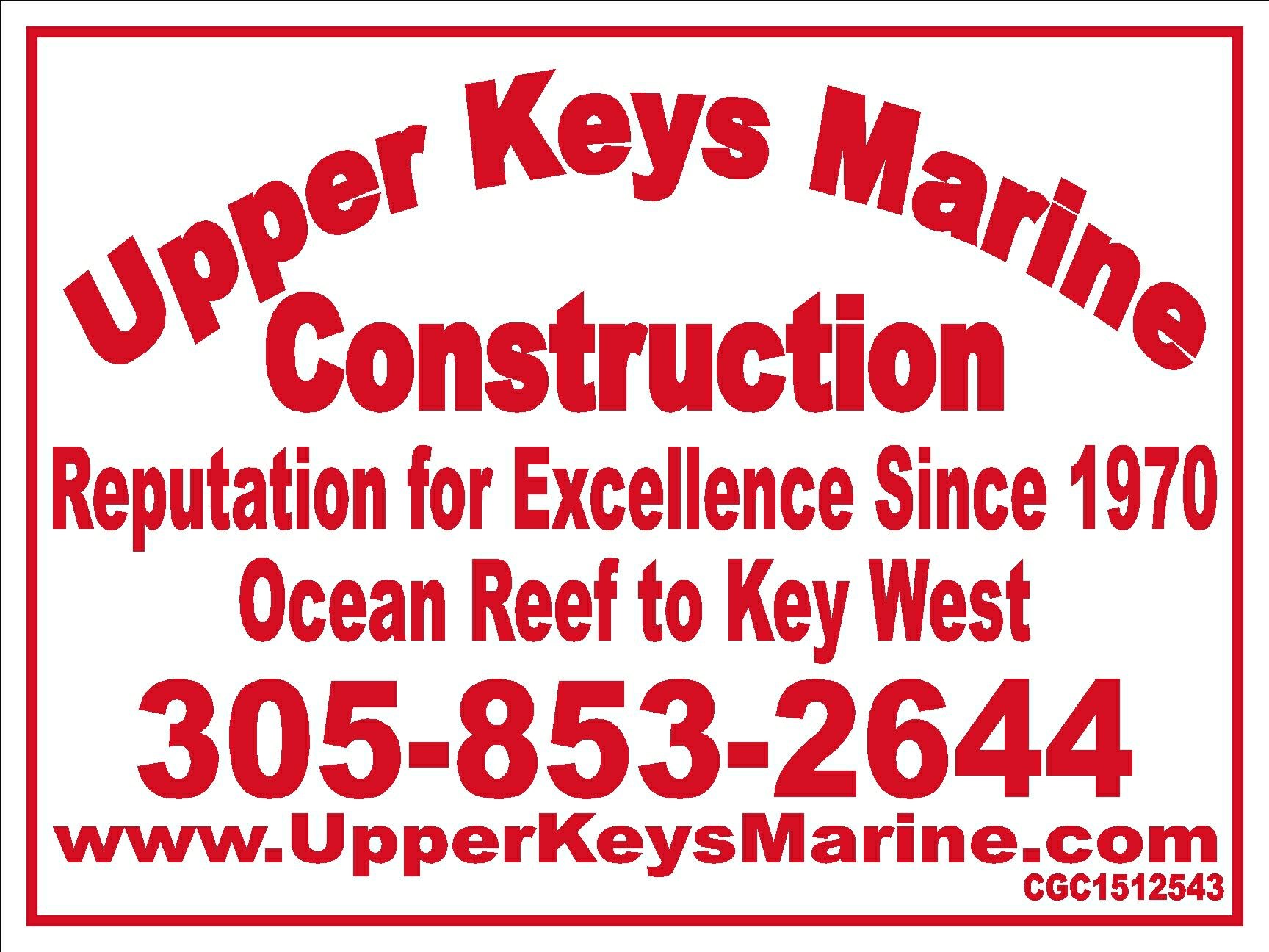 Upper Keys Marine Construction logo