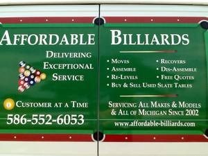 Logo for Affordable Billiards
