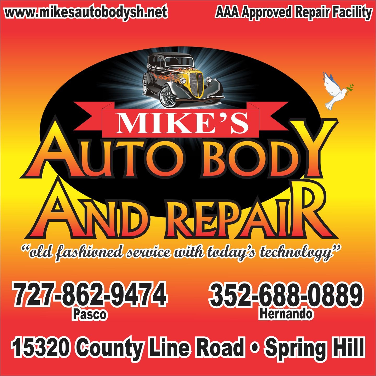 Mike's Auto Body & Repair logo