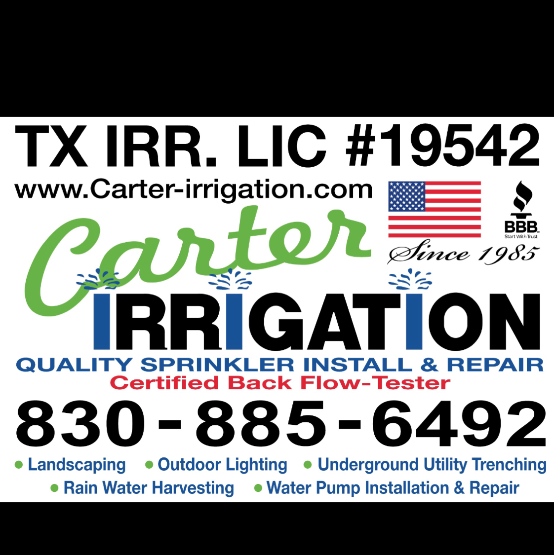 Logo for Carter Irrigation