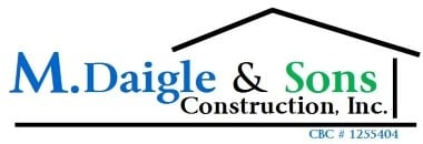 Logo for M Daigle and Sons Construction