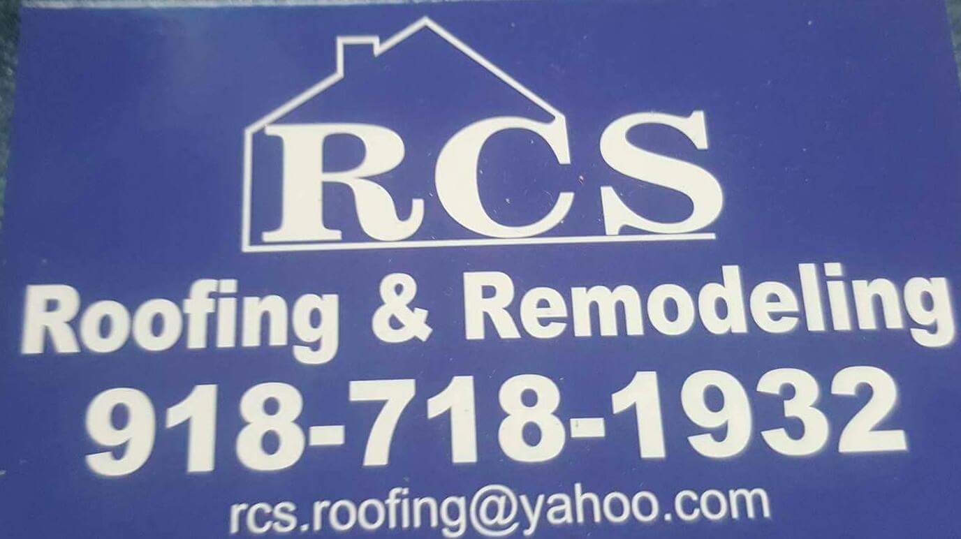 Logo for R.C.S roofing