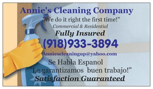 Annie's Cleaning Company logo