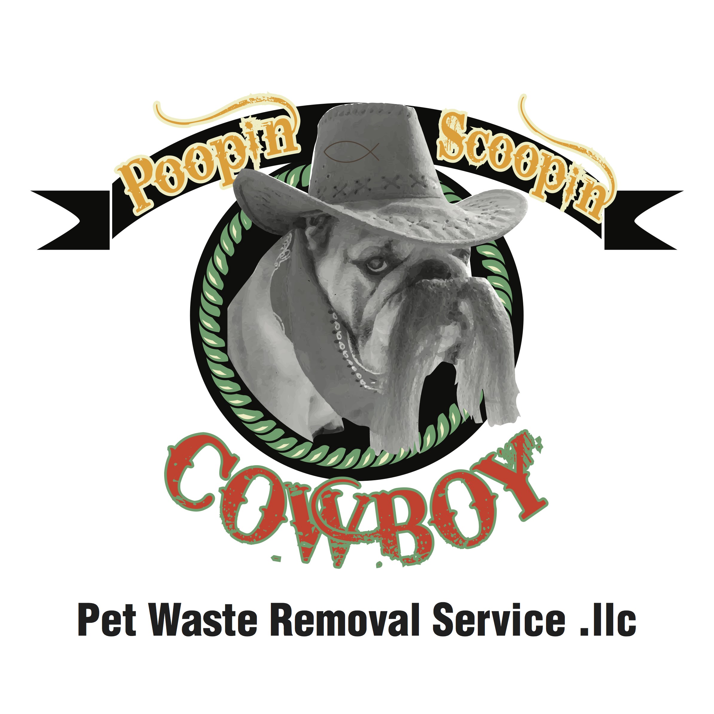 Poopin Scoopin Cowboy llc logo