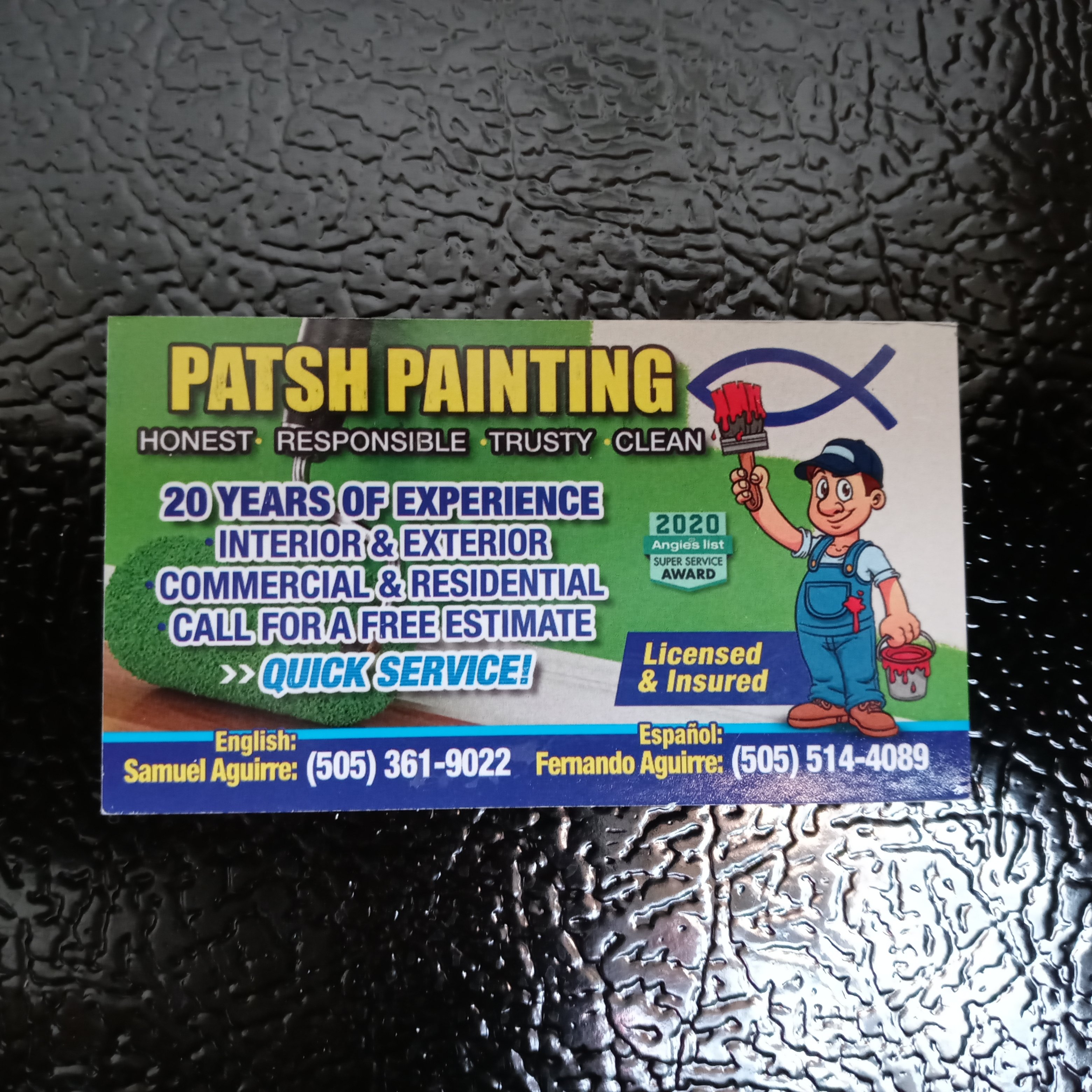Logo for Patsh Painting
