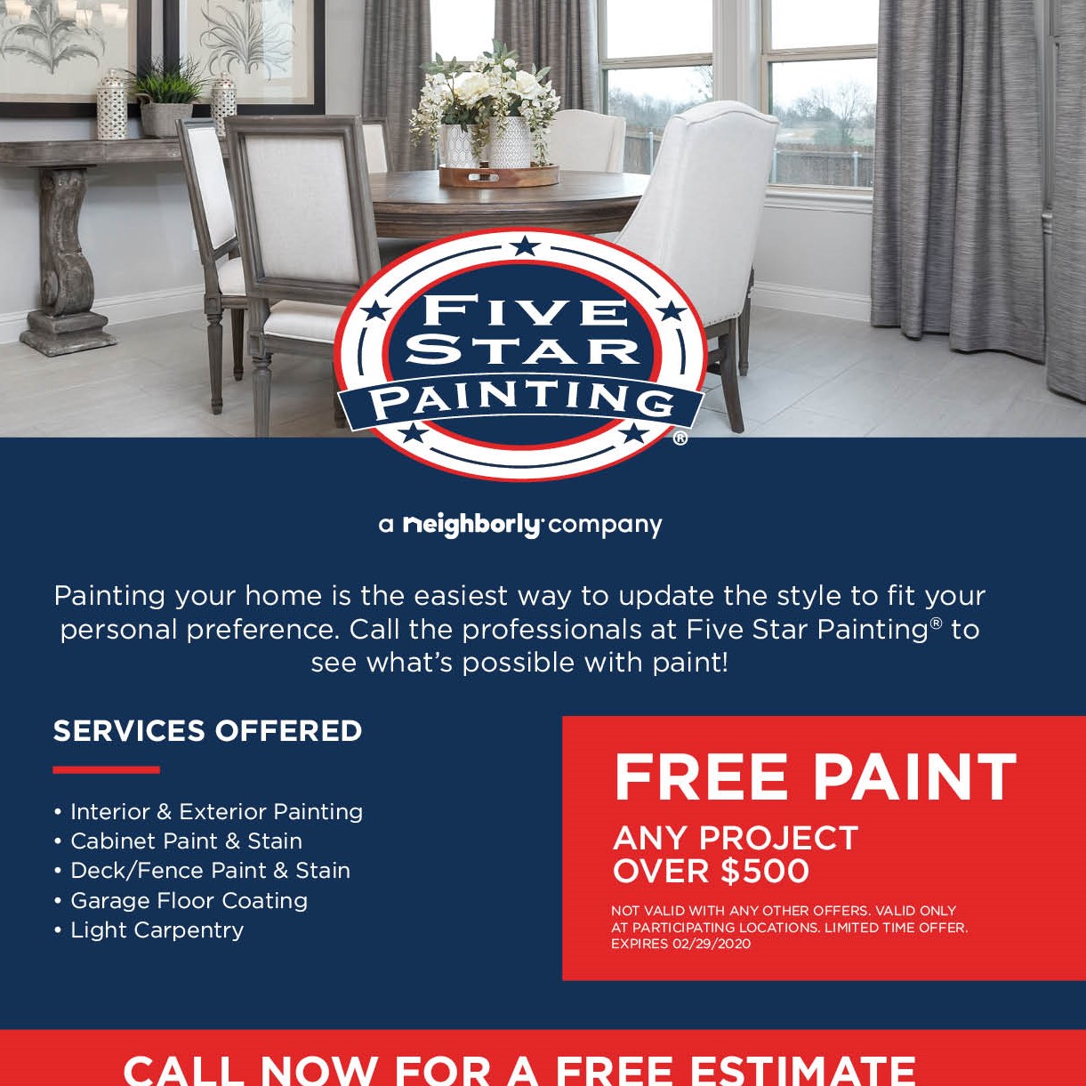 Five Star Painting logo