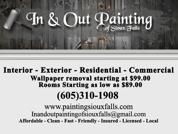 Logo for In & Out Painting of Sioux Falls