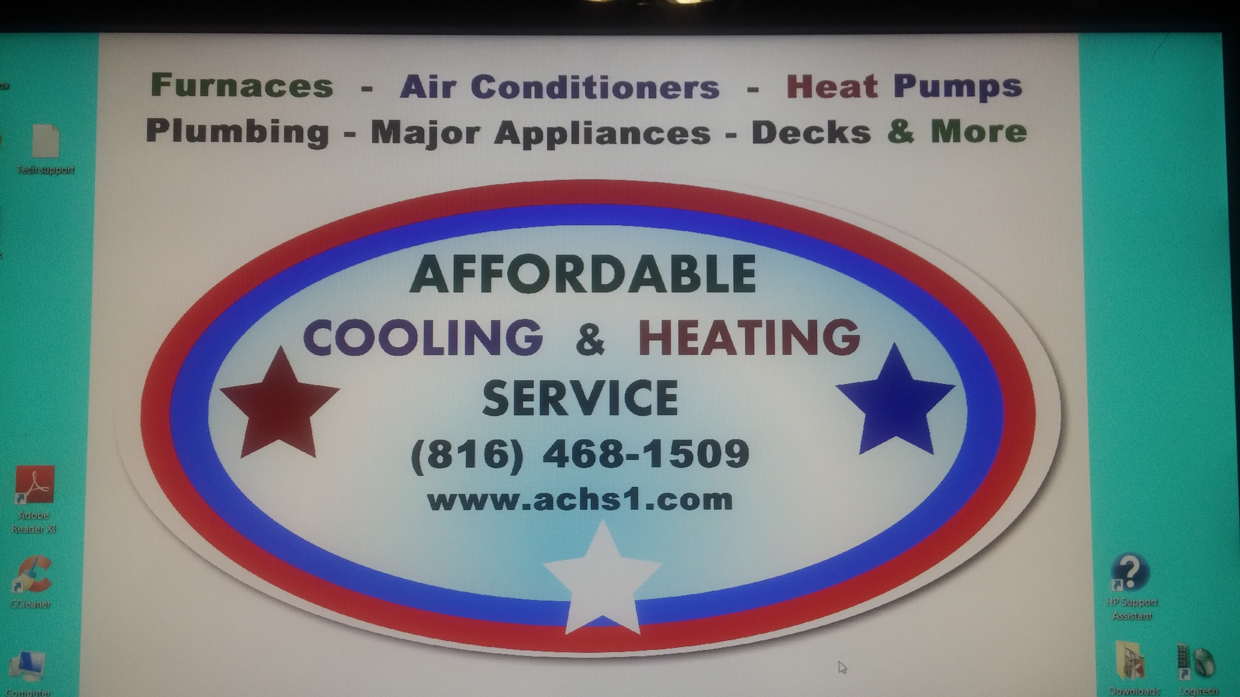 Affordable Cooling & Heating Service logo