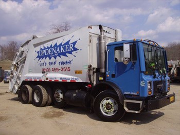 Logo for OPDENAKER TRASH REMOVAL SVC