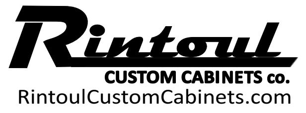 Logo for RINTOUL CUSTOM CABINETS Co.