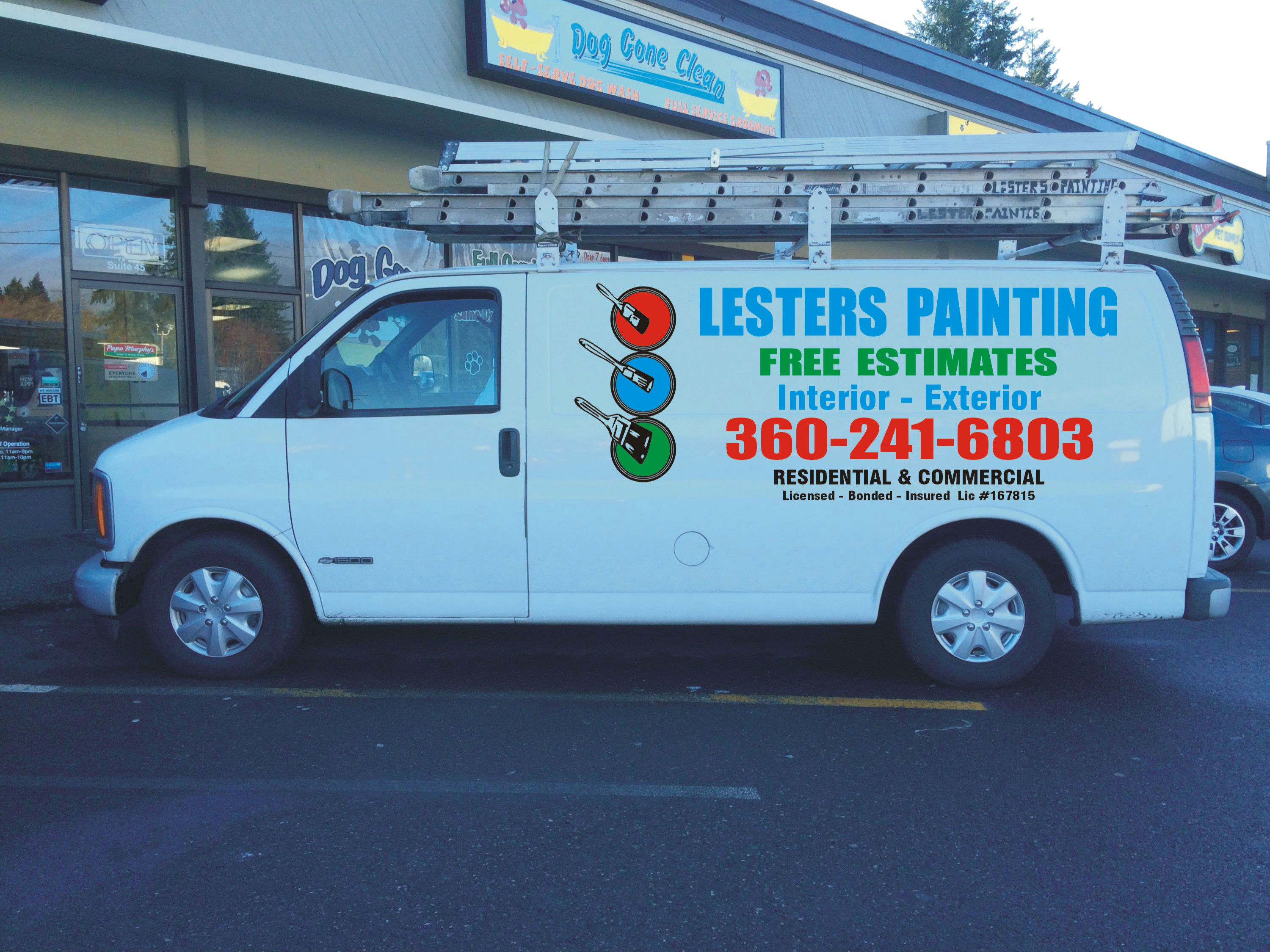 Logo for Lesters Painting LLC