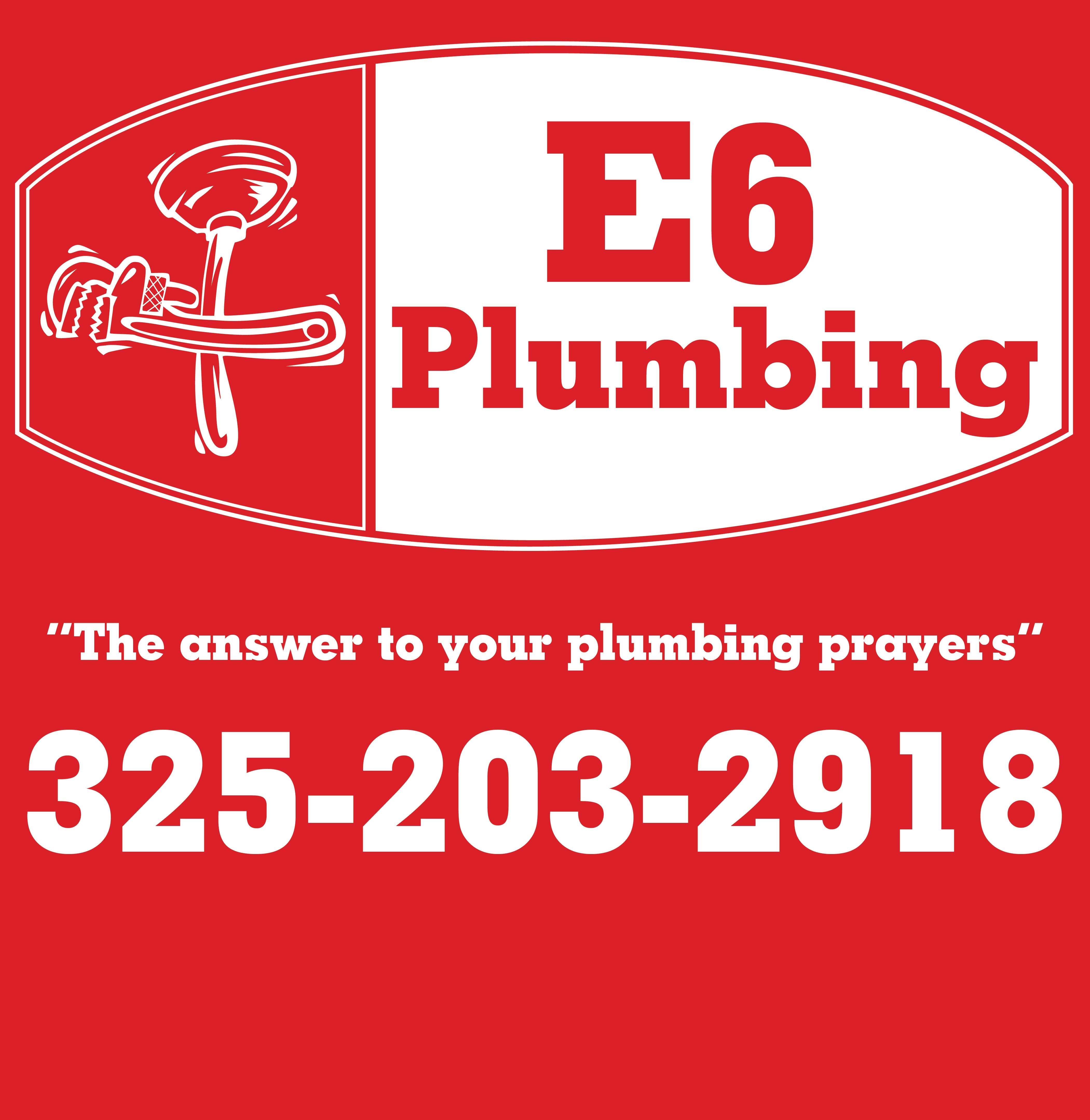 E6 Plumbing logo