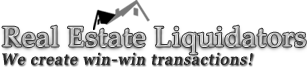 Logo for Real Estate Liquidators LLC
