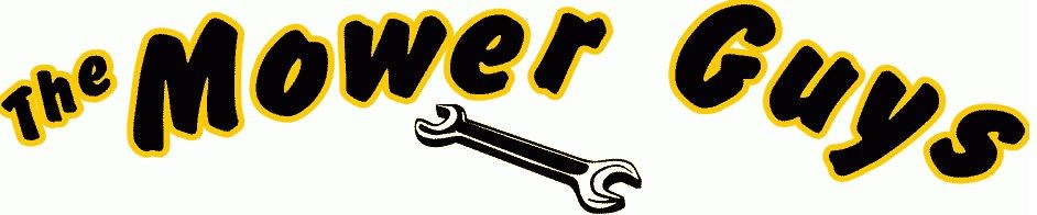 Logo for the mower guys