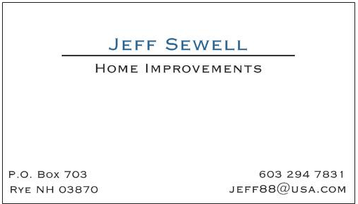 Jeff Sewell Home Improvements logo