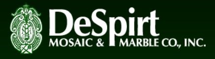 Logo for Despirt Mosaic And Marble Co