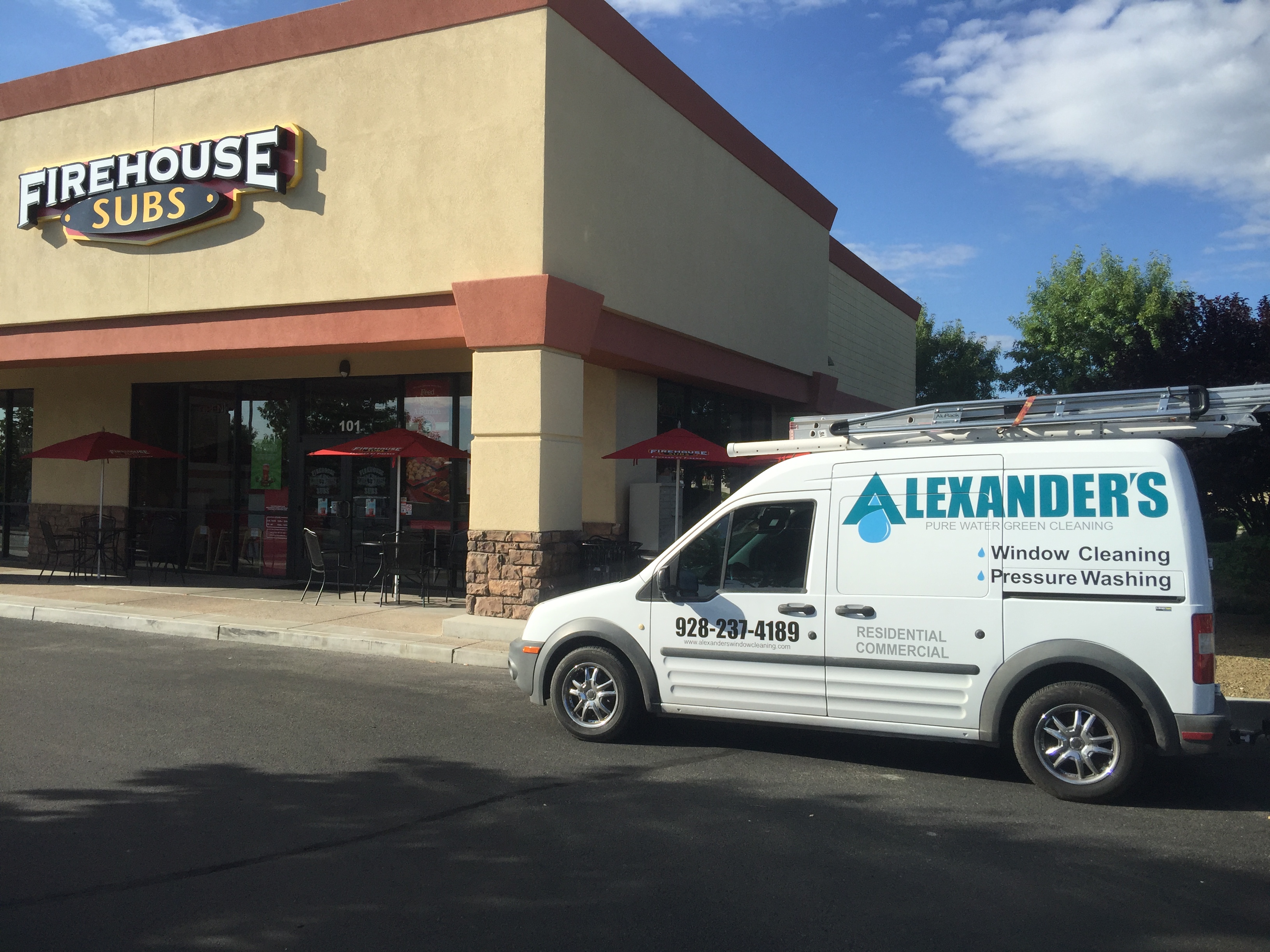 Logo for Alexanders Window Cleaning & Pressure Washing