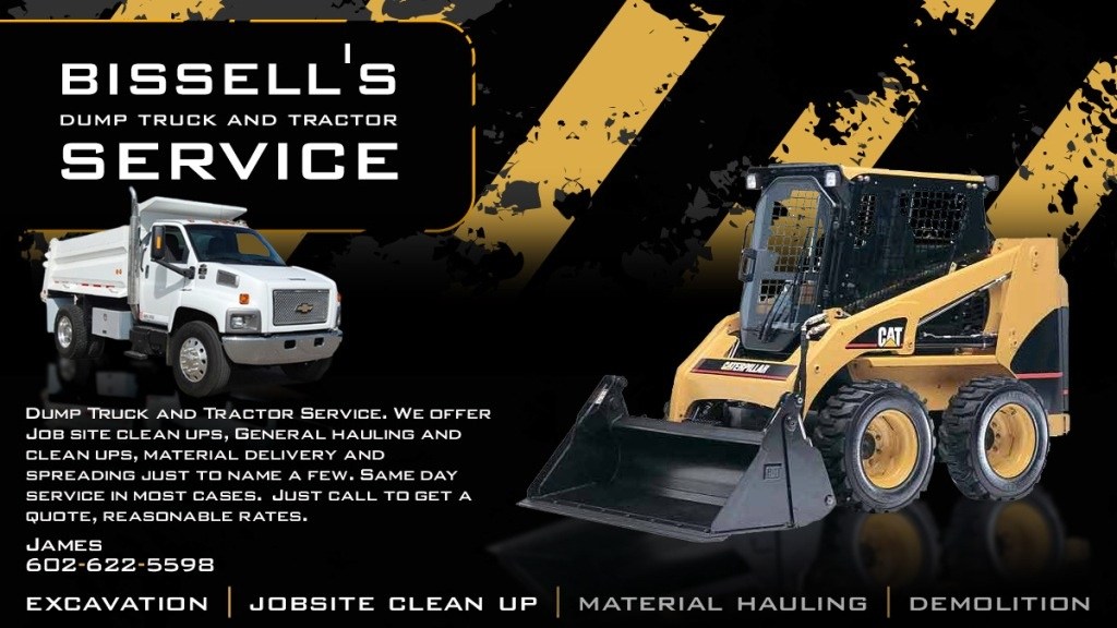 Bissell's Dump Truck and Tractor Service logo