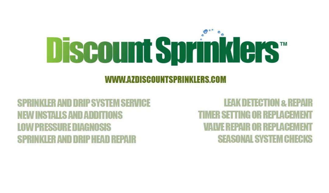 Discount Sprinkler and Drip Repair logo