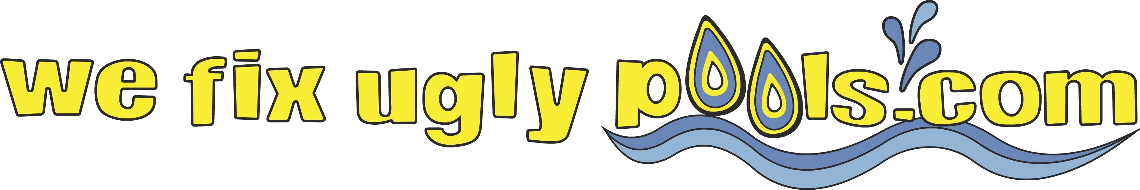 Logo for We Fix Ugly Pools