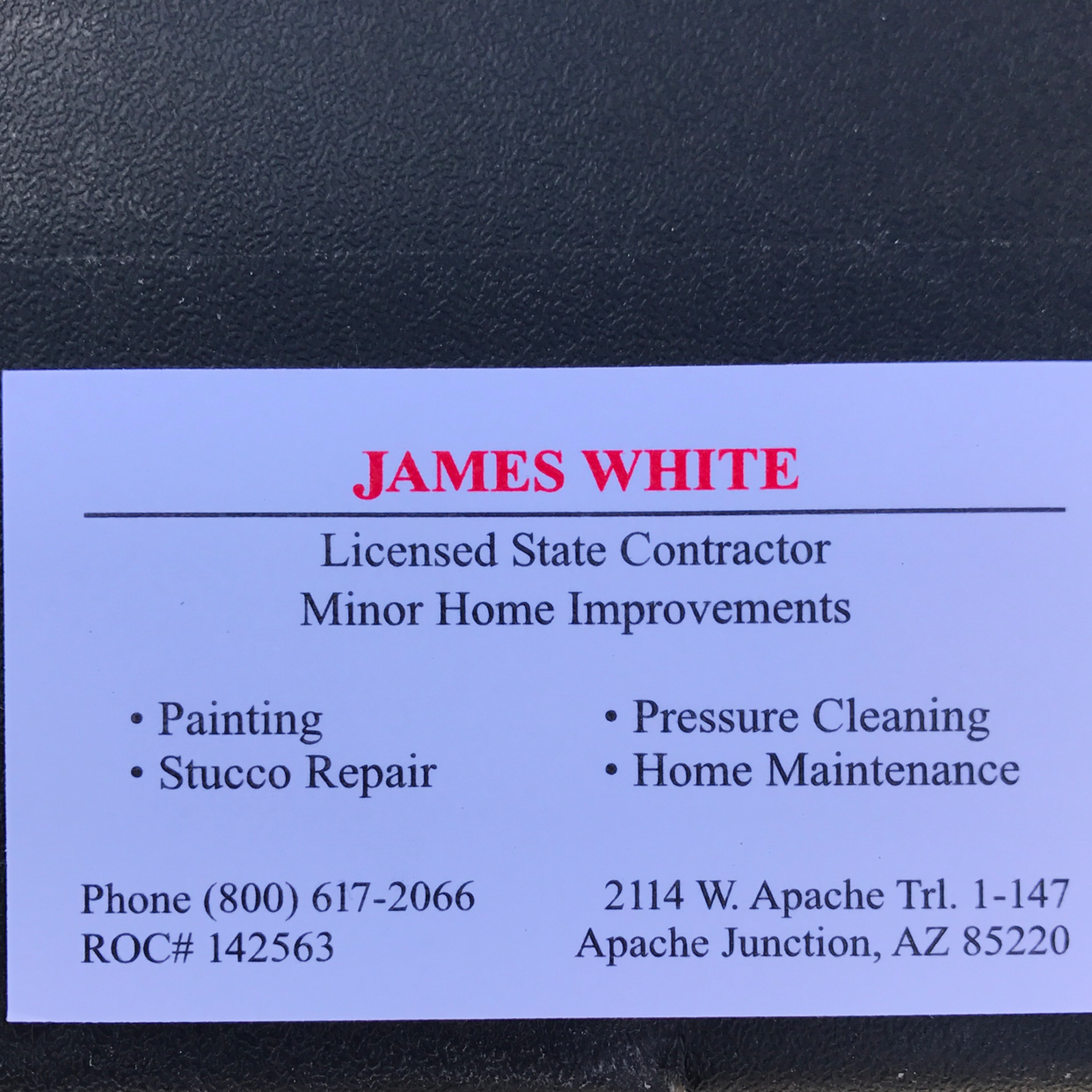 James White logo