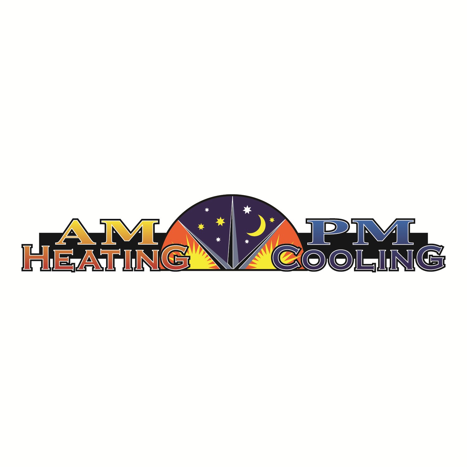 AM PM HEATING AND COOLING logo