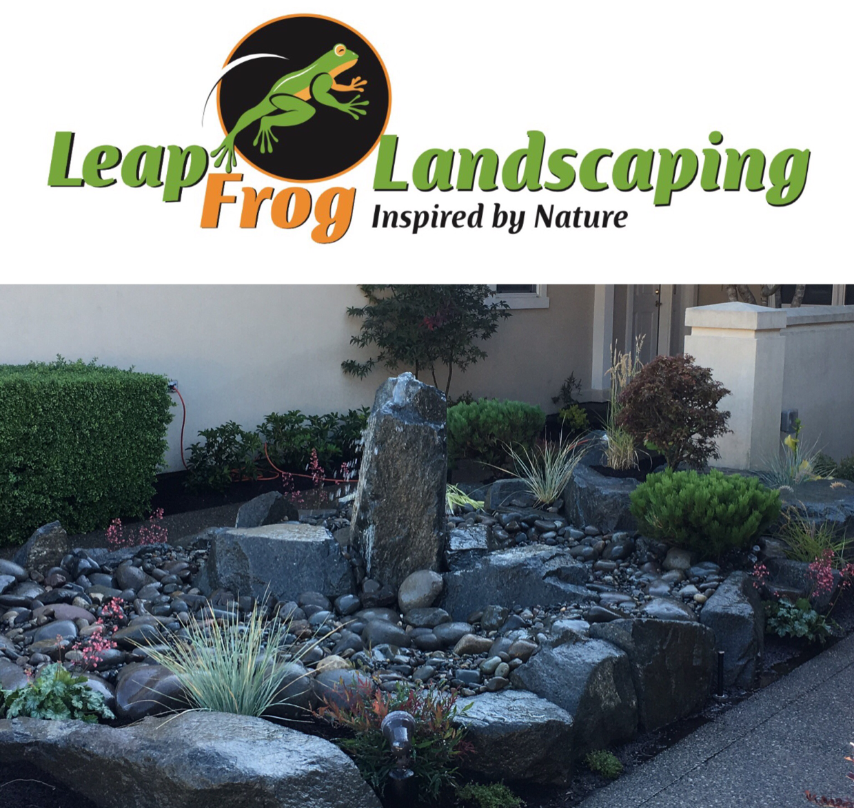 Logo for LeapFrog Landscaping