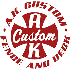 Logo for A.K. Custom Fence and Deck