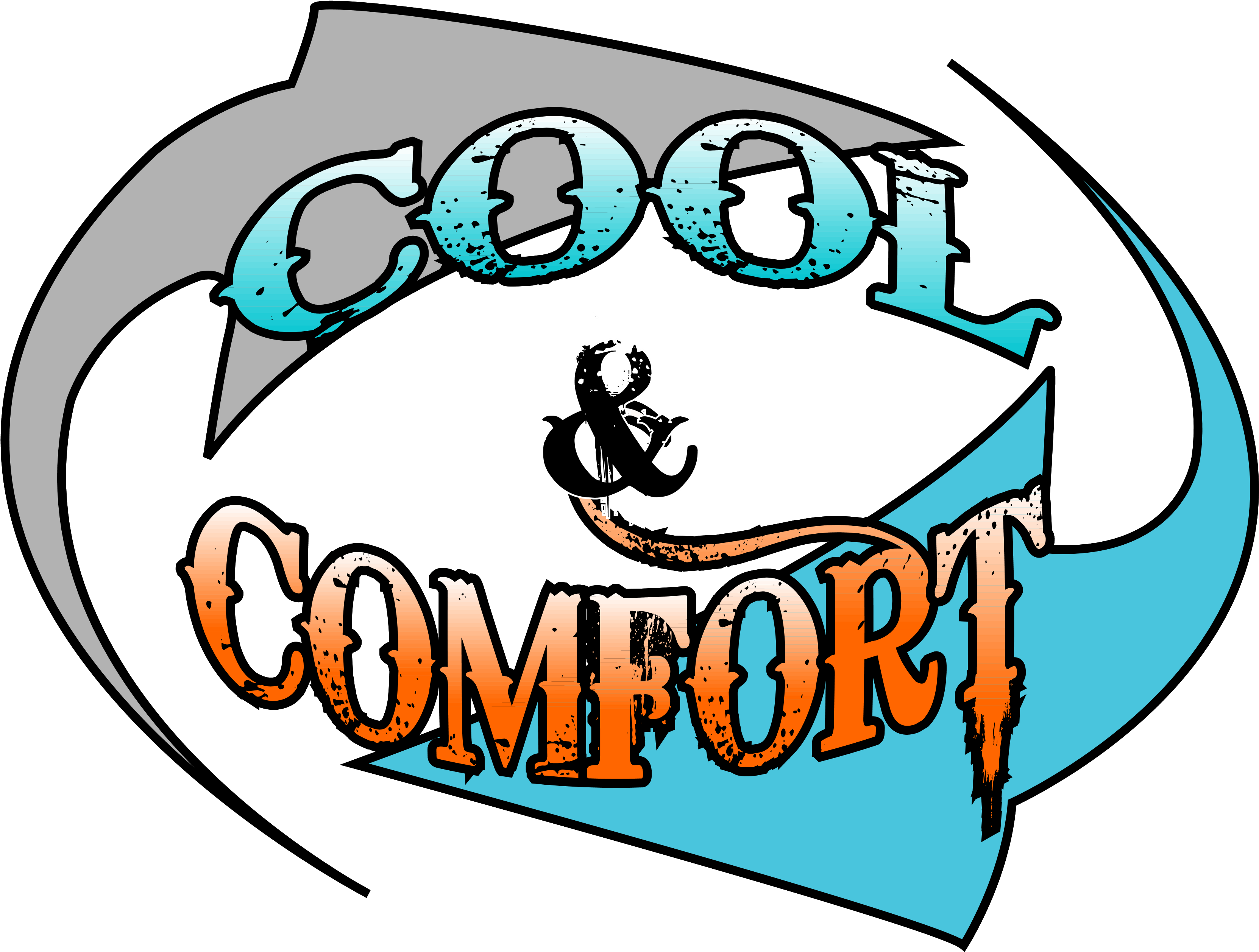 cool & comfort heating and cooling logo