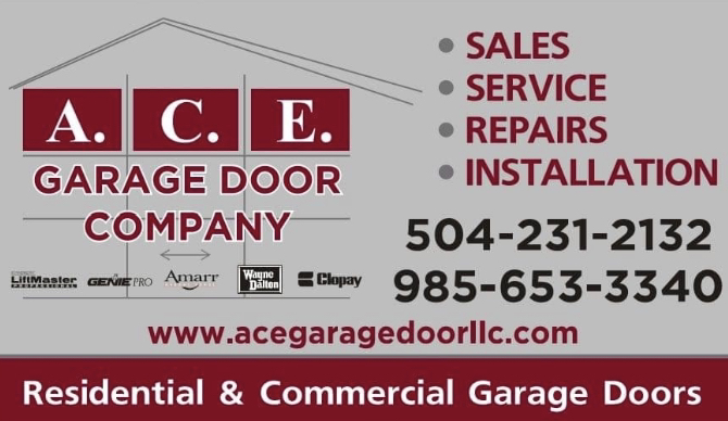 Logo for A C E Garage Door Co LLC